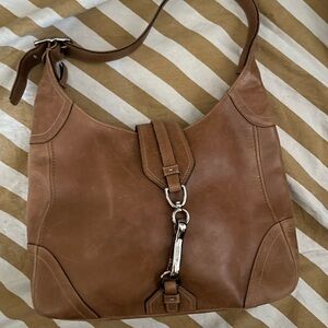 Vintage Coach Hobo Style Leather Bag